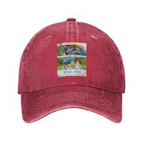 Lovely Runner Kdrama Byeon Woo Seok Kim Hye Yoon Washed Denim Cap Casual Baseball Caps Adjustable Hat Unisex Baseball Hats One Size