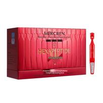 Šešipeptidinis kolageno skaistinantis stangrinantis serumas su raudonuoju ženšeniu - Vienkartinė ampulė raukšlėms lyginti ir drėkinimui. 1.5mlx30 per box red