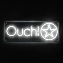 LED neoninė iškaba „Shots Ouch!“ 45 x 22 cm