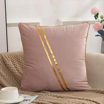 Velvet Pillowcase Core-free Light Luxury Sofa Pillow Bedside Pillow Office Backrest Cushion Waist Pillow Case 45 * 45cm (excluding core) white