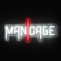 LED neoninis ženklas „Mancage“ – dekoratyvinis sieninis šviestuvas, ES adapteris