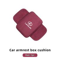Car Seat/Center Console Suede Armrest Mat Cover Accessories For Lexus IS250 IS200 CT200h GS300 LS430 RX450h LX570 IS300 ES RX LS