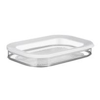 Crisper Box Stackable Design Transparent Food Storage Container with Sealed Lid Fruits Vegetables Meat Snacks Fridge Organization Single Layer