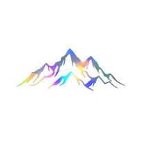 Car Decor Sticker Mountain Pattern Fine Workmanship Colorful Vinyl Car Styling Decor Sticker for Car