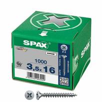 Sraigtai medienai Spax 3,5 x 16 mm, 1000 vnt.