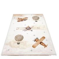 Airplane Hot Air Balloon Pattern Rug Non-sliding Dirt-resistant Easy To Clean Carpet Living Room Bedroom Mat Home Decoration 1p40x60x1cm