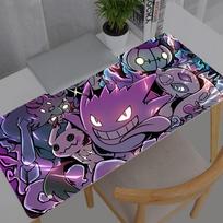 Mouse Pad Notbook Pokemon Pikachu Gengar Gamer Large Keyboard NonSlip Rubber Computer Carpet Desk Mat PC Gamer x MousePad 800x300x2mm