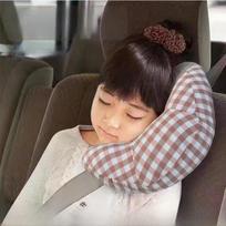 Adjustable Neck Support Pillow Stickable Travel Head Rest Kids Shoulder Pad  Car Travel 5 black