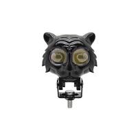Dual Color Motorcycle LED HeadLight Work Spot Lamp Offroad Car Boat Truck SUV Driving Fog Lamp Headlamp White Yellow 12V 24V 1PC black