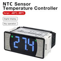 LCD jutiklinio ekrano temperatūros reguliatoriaus mikrokompiuterio termostato jungiklis su NTC jutikliu šildymui, vėsinimui, atitirpinimui 220V