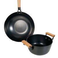 Quick Fry King Stainless Steel Wok & Soup Pot Set 32cm Wok + 22cm Soup Pot