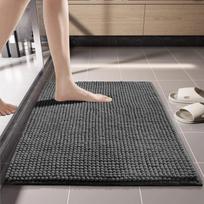 Chenille Bath Mat Water Absorbent Non Slip Rug for Bathroom Toilet Kitchen Doorway Anti Skid Floor Mat Shower for Bathroom