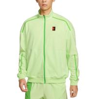 Nike COURT HERITAGE Fleece Lined Stand Collar Knitted Fabric Zippers Loose Fit Tennis Top Men's FZ6926-360 XL beige