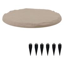 Garden Stepping Stones With Ground Nails Garden Decoration Decorative Outdoor Walkway Suitable For Park Crushed Amethyst gray