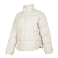 PUMA Down Jackets Women's Ecru Stand Collar Moderate Puffer Jacket 631635-80 XL white