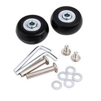 Rotate Flexibly Roller Skate Wheel Repair Kit Rubber 40mm*18mm black