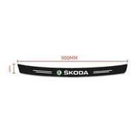 Automobilio bagažinės apsauginė juosta nuo įbrėžimų, bagažinės apsaugos nuo smūgių juosta Skirta Skoda Octavia MK2 MK3 2 3 A7 Fabia Karoq Kodiaq Superb Rapid Kamiq gray
