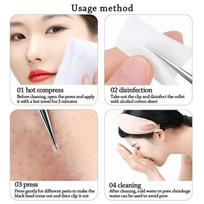 No. 5 Acne Blackhead Removal Professional Ultra-Fine Tweezers Beauty Salon Pimples Needles Deep Cleaner Clip Face Skin Care Tool sidabras