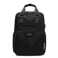 Madingas vandeniui atsparus USB nešiojamojo kompiuterio kuprinė 14-15,6 colio, Unisex, Didelės talpos 15.6/16.1 inch black