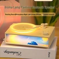 Zhuopu Retro Bluetooth Speaker & Aroma Diffuser Lamp CN plug (adapter included) (CN version) brown