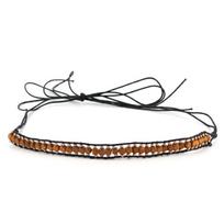 Bohemian Style Hat Rope Versatile Cap Colorful Weaving Hat Strap for Cowboy Hat gray