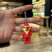 2026 Anime STEAL A BRAINROT Blue 67 sahur Keychain Cute No. 67 Keychain Pendant Game Surrounding Blue No. 67 Toys Birthday Gifts black