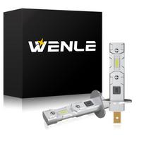 WENLE Ultra Compact H1 LED Fog Lamp 3800K Lemon Yellow geltona