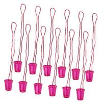 Shot Glasses on Beaded Necklace Beer Mug Bead Necklaces Oktoberfest Bead Necklaces Oktoberfest Party Supplies Gifts