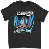 1990 Scorpions Crazy World Tour 90-91 T-shirt L8JL XXL black