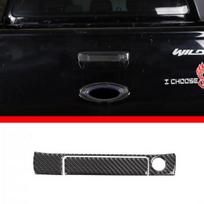 Carbon Fiber Tailgate Door Handle Bowl Cover Trim  For Ford Ranger 15-21