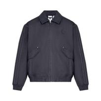 Adidas Originals FW25 Austas Striukė Trys Juostelės Laisvo Kirpimo Užtrauktuku Apykaklė Ilgomis Rankovėmis Striukė Vyriška Striukė KR5051 S black