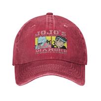 Jojo Cap anime Hipster Baseball Cap Hats Visor Protection Snapback Cotton tops gorras Adjustable