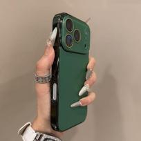 Dengtas grūdintas stiklas Objektyvo apsauginis dėklas iPhone Air 17 16 15 14 13 12 11 Pro Max Plus 17Pro, vientisos spalvos, atsparus smūgiams, blizgus dangtelis iPhone 13 Pro Max