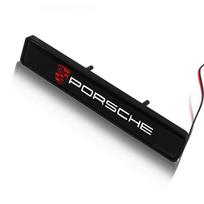 Naujas automobilio LED priekinės grotelių emblemos ženklelis dekoratyvinė šviesa Porsche GTS Cayenne Cayman Panamera Macan 911 718 928 90
