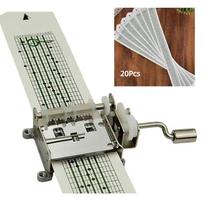 15/30 Tone DIY Music Box Set Hand Cranked Paper Tape Music Box Hand Crank Music Box  Creative Gift 15 note