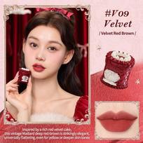 Flower Know Strawberry Rococo Cloud Liquid Lipstick Cream Lip Glaze Matte Milk Tea Korean Makeup Long Lasting Lipgloss white
