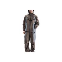„Nike Windrunner Tech Dri-Fit Swoosh“ drėgmę sugerianti, patogi ilgomis rankovėmis striukė su gobtuvu, vyriška IH8462-289 2XL gray