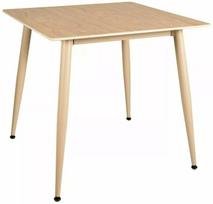 Valgomojo stalas Rion, smėlio sp./kašmyro sp., 80 cm x 80 cm x 75 cm