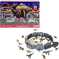 Advento kalendorius Mattel Jurassic World Minis Island Visitor JLD23, 24 vnt., įvairių spalvų