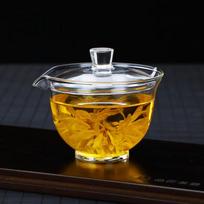 Shangqi High Borosilicate Glass Gaiwan Teacup black