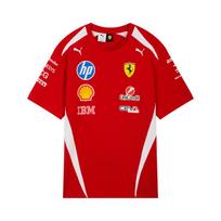 Puma X Scuderia Ferrari HP Replica Soft And Comfortable Short Sleeve T-Shirt Unisex tops 71382701 XXL