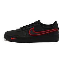 Nike Court Shot Ink Shadow Morning Red Wear resistant And Lightweight Low top Skateboard Shoes Unisex Black Red FQ8146-001(Team885-) 44.5