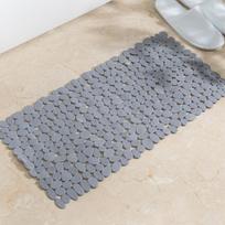 Jiajie Solid Color Non-Slip Bath Mat: Medium Square Massage Mat for Bathroom & Shower 70*36cm