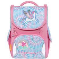 Mokyklinė kuprinė Tiger Family Tiger_Fam_Girls Pegasus, rožinė sp./žydra sp., 36 cm x 31 cm x 19 cm