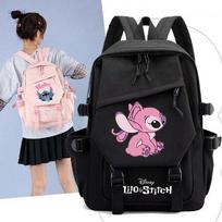 Stitch Didelės talpos kuprinė – Lilo ir Stitch mokyklinė kuprinė berniukams ir mergaitėms, Madinga kasdienė kuprinė one size