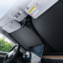 Tesla priekinio stiklo uždangalas nuo saulės