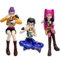 New Anime Kpop Demon Hunters Figure Model Toy Cartoon Gaming Peripherals Desk Decoration Collection Figures Model Toy Gift beige