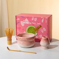 Didelės vertės Matcha arbatos rinkinys Krosnies keistos glazūros Baibenli Matcha plakiklis Japoniškas Matcha rinkinys