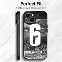 Classic Game R-Rainbow Six Siege Phone Case Phone Case Soft Packaging Lightweight For iPhone17 16 15 14 13ProMax iphone12promax gray