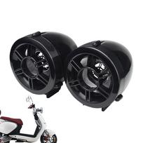 Atsparūs vandeniui motociklo stereo garsiakalbiai Motociklo vairo modifikuota garso sistema su LED lemputėmis Bluetooth Motociklo priedai CHINA